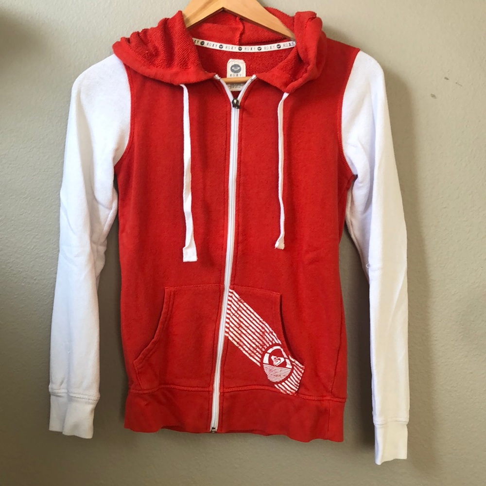 Roxy full zip hoodie size XS